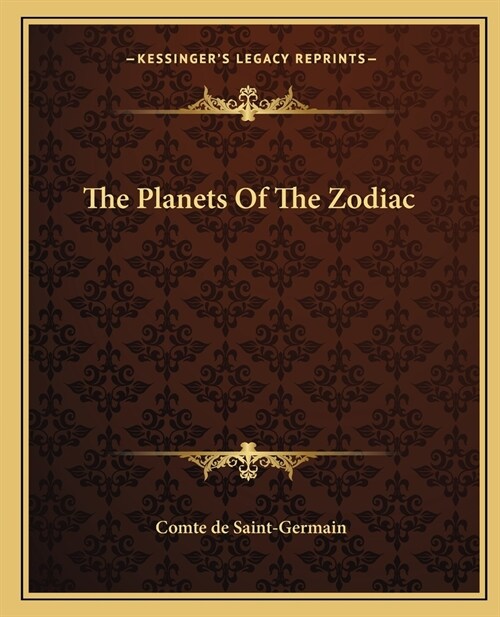 The Planets Of The Zodiac (Paperback)