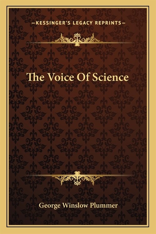 The Voice Of Science (Paperback)