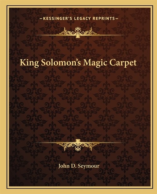 King Solomons Magic Carpet (Paperback)