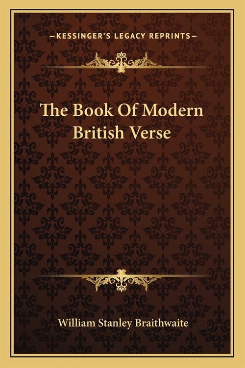 The Book Of Modern British Verse (Paperback)