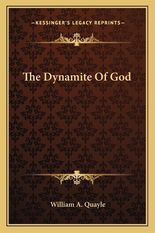 The Dynamite Of God (Paperback)