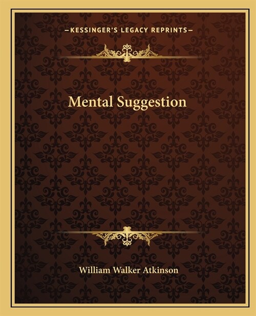 Mental Suggestion (Paperback)