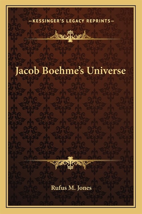 Jacob Boehmes Universe (Paperback)