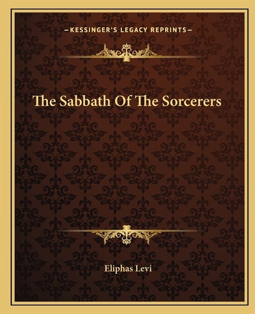 The Sabbath Of The Sorcerers (Paperback)