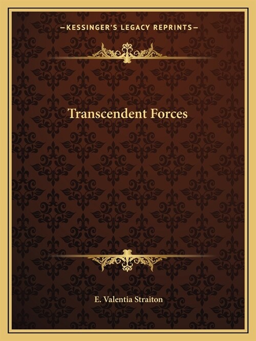 Transcendent Forces (Paperback)