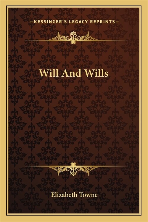 Will And Wills (Paperback)