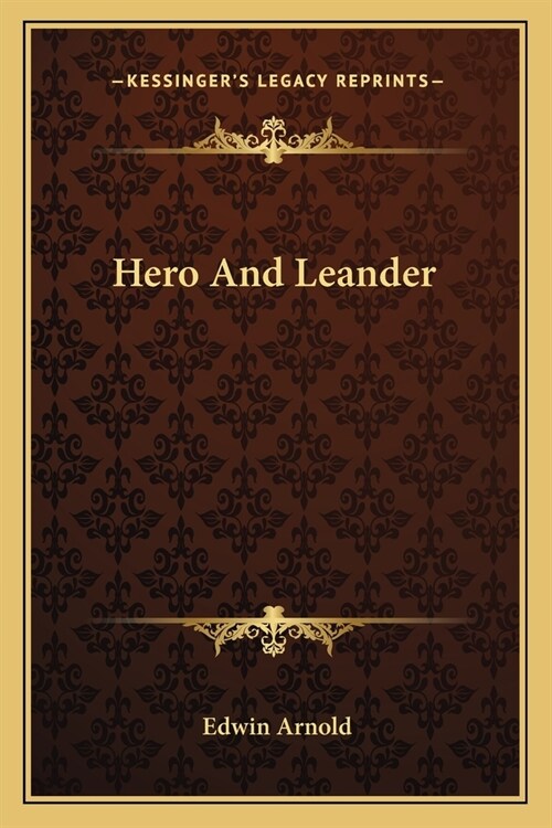 Hero And Leander (Paperback)