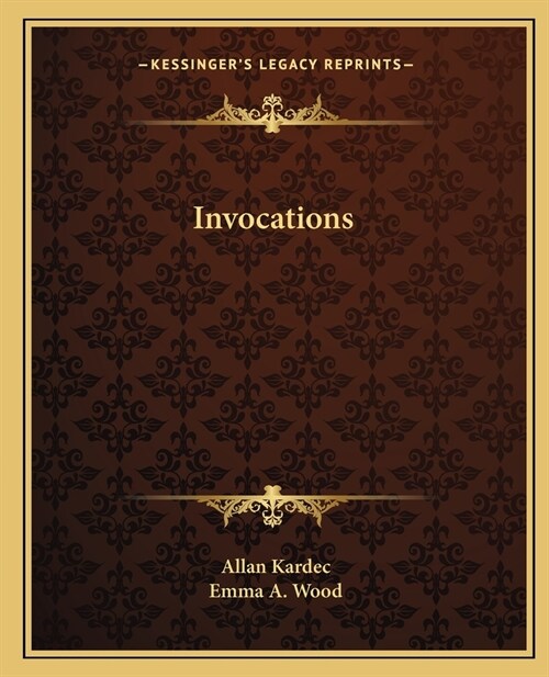 Invocations (Paperback)