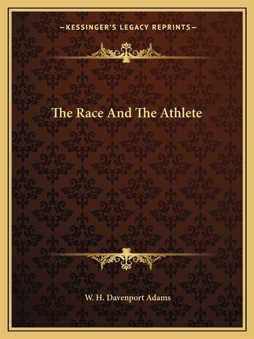 The Race And The Athlete (Paperback)