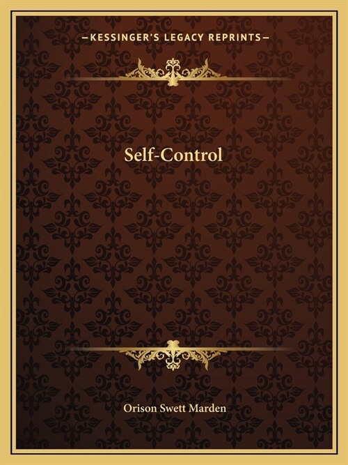 Self-Control (Paperback)