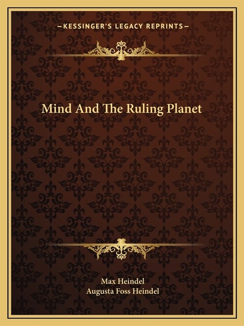 Mind And The Ruling Planet (Paperback)