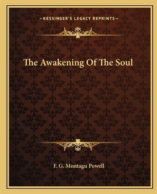 The Awakening Of The Soul (Paperback)