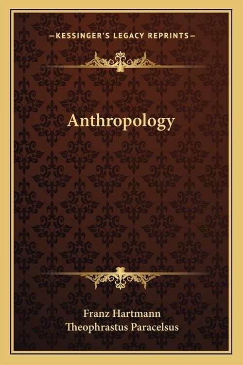 Anthropology (Paperback)