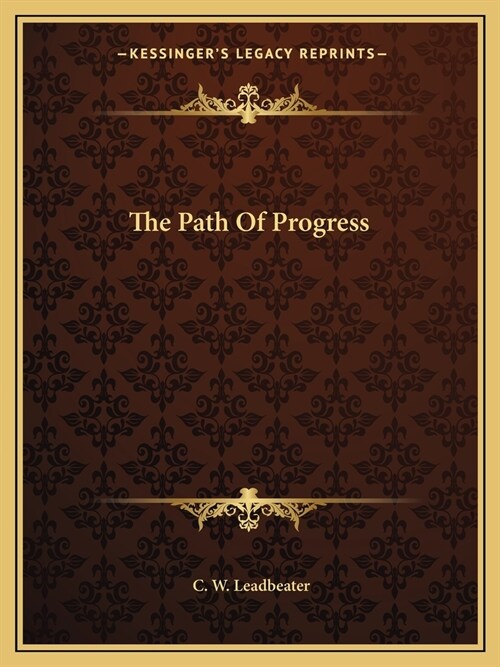 The Path Of Progress (Paperback)