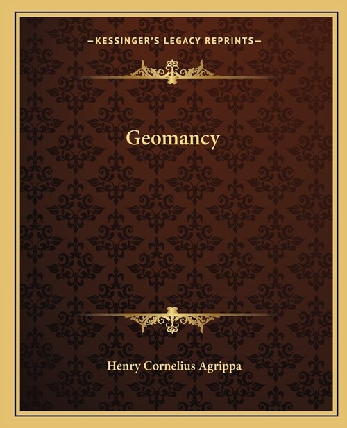 Geomancy (Paperback)