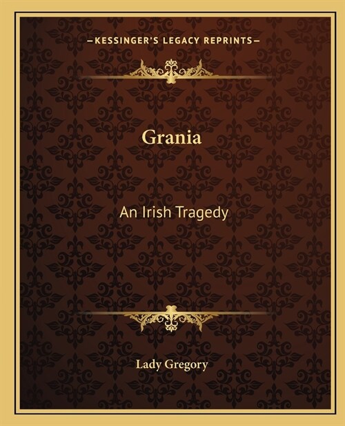 Grania: An Irish Tragedy (Paperback)
