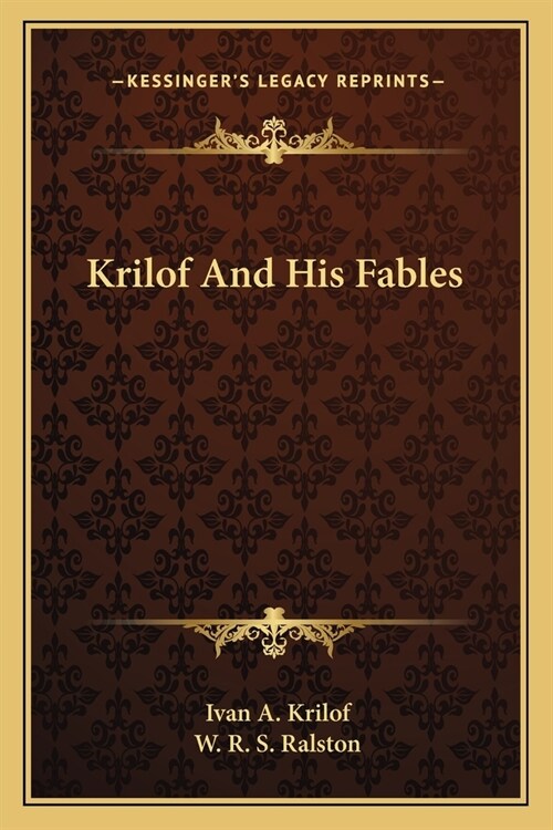 Krilof And His Fables (Paperback)