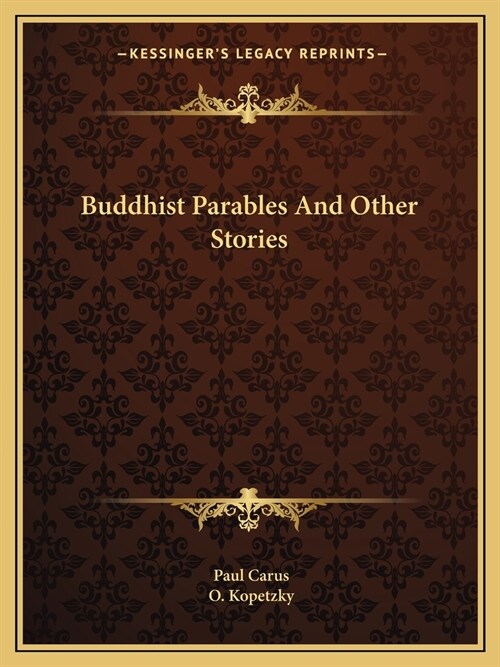 Buddhist Parables And Other Stories (Paperback)