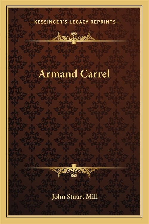 Armand Carrel (Paperback)