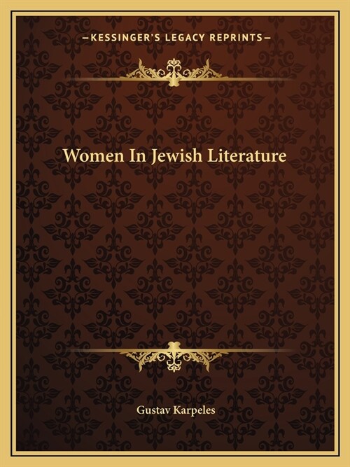 Women In Jewish Literature (Paperback)