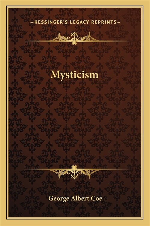 Mysticism (Paperback)
