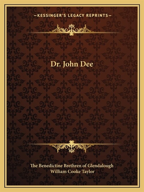 Dr. John Dee (Paperback)