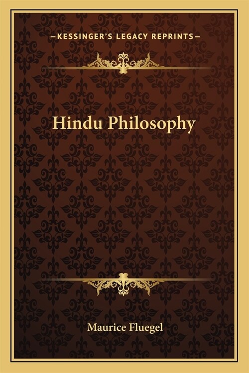 Hindu Philosophy (Paperback)
