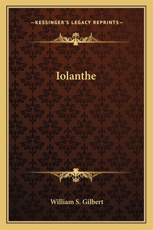 Iolanthe (Paperback)