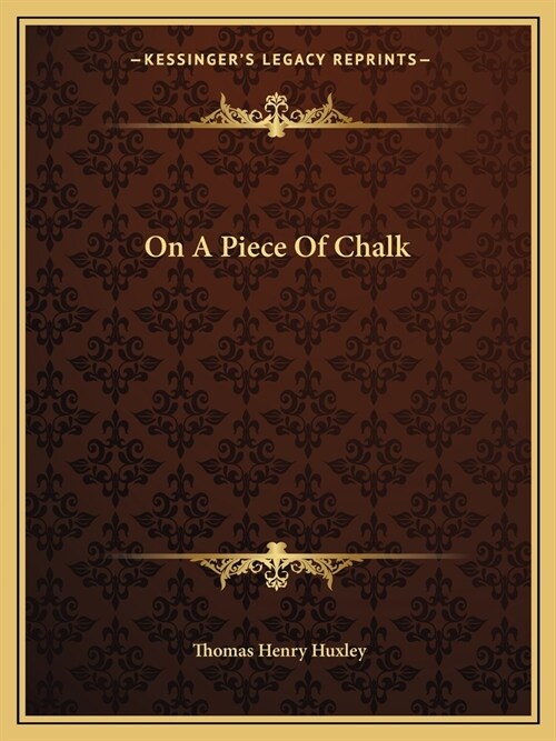 On A Piece Of Chalk (Paperback)