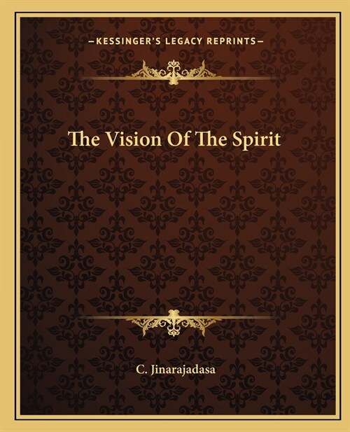 The Vision Of The Spirit (Paperback)