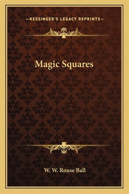 Magic Squares (Paperback)