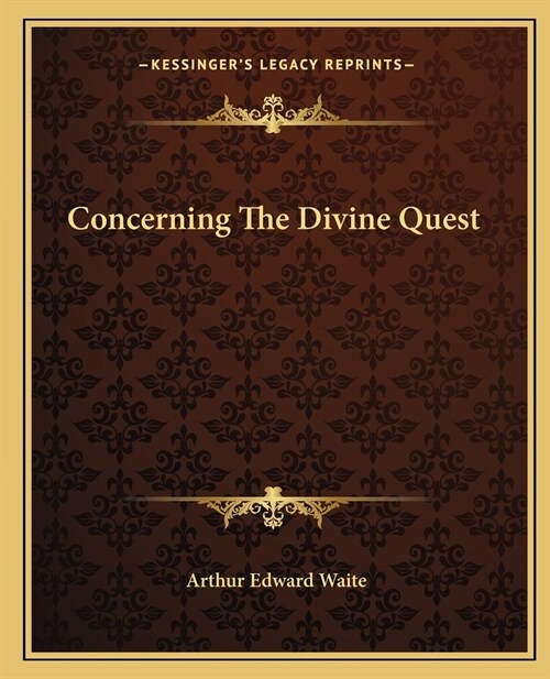 Concerning The Divine Quest (Paperback)