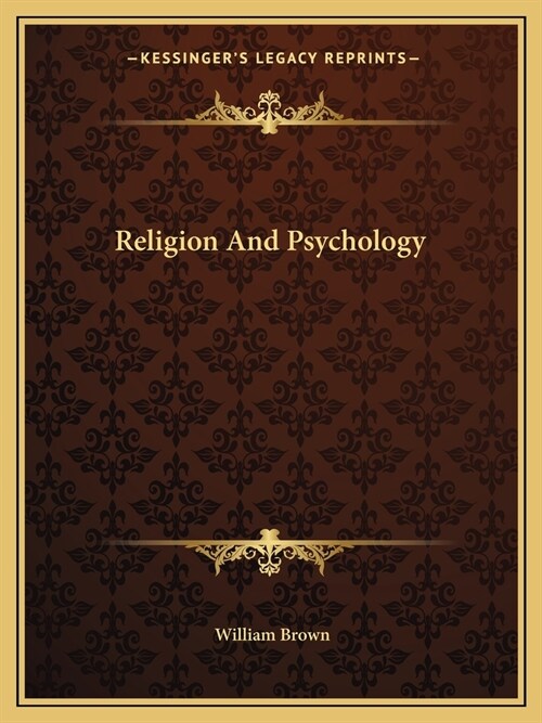 Religion And Psychology (Paperback)