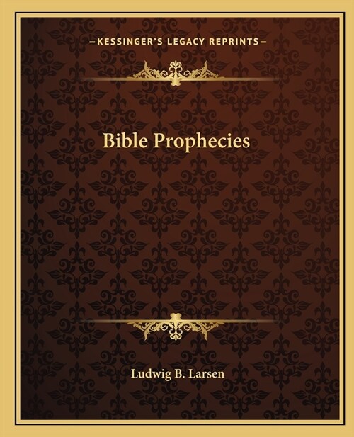 Bible Prophecies (Paperback)