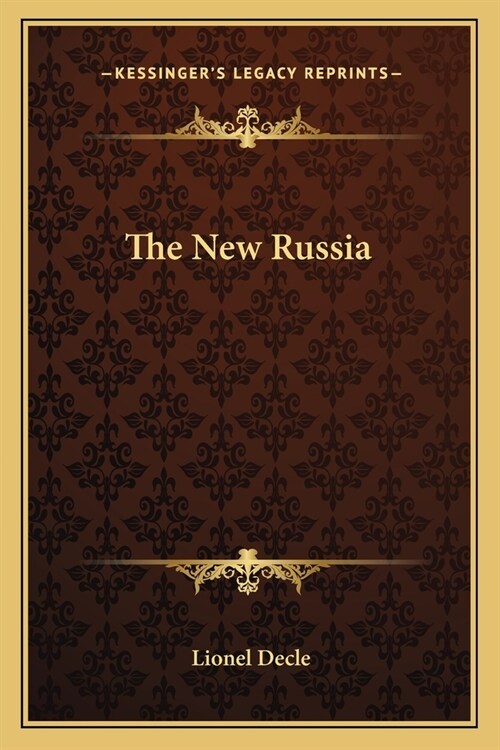 The New Russia (Paperback)