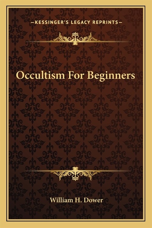 Occultism For Beginners (Paperback)