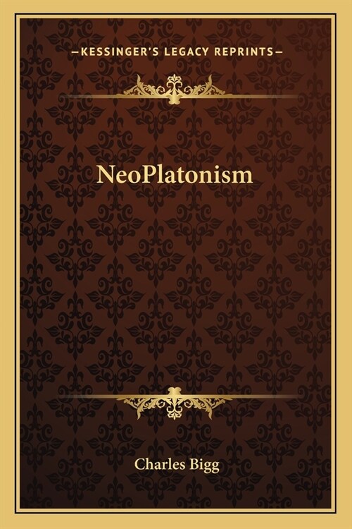 NeoPlatonism (Paperback)