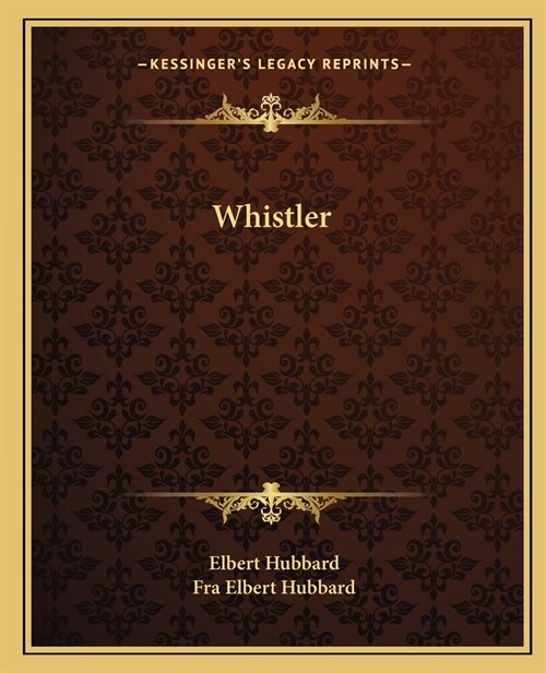 Whistler (Paperback)