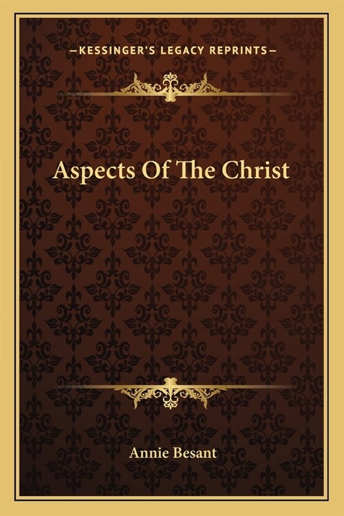 Aspects Of The Christ (Paperback)
