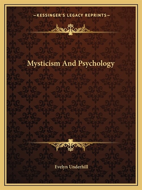 Mysticism And Psychology (Paperback)