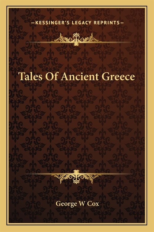 Tales Of Ancient Greece (Paperback)