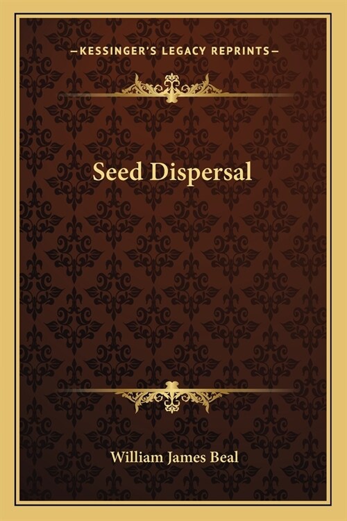 Seed Dispersal (Paperback)