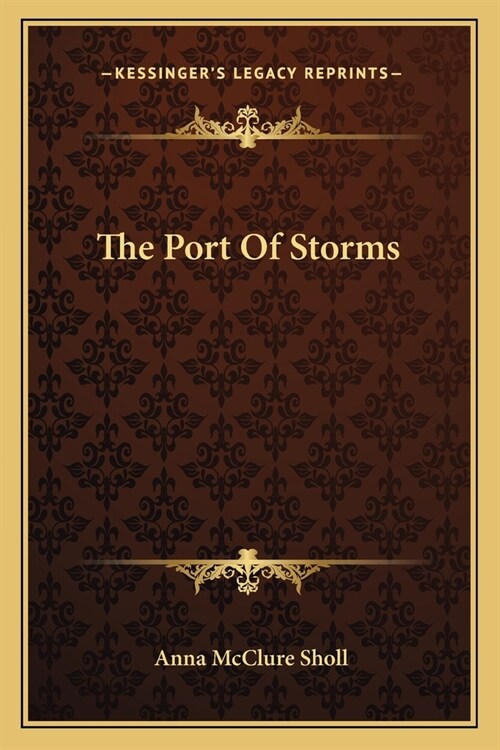 The Port Of Storms (Paperback)