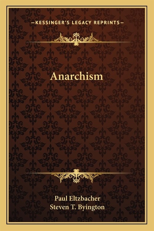 Anarchism (Paperback)