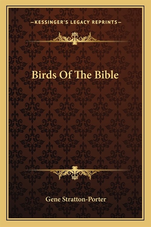 Birds Of The Bible (Paperback)