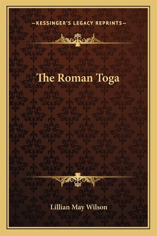 The Roman Toga (Paperback)