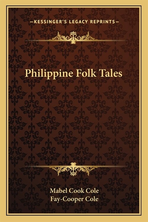 Philippine Folk Tales (Paperback)