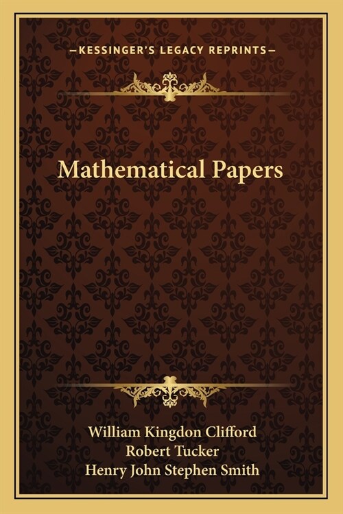 Mathematical Papers (Paperback)