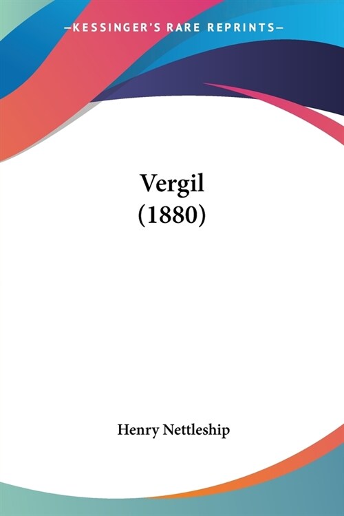 Vergil (1880) (Paperback)