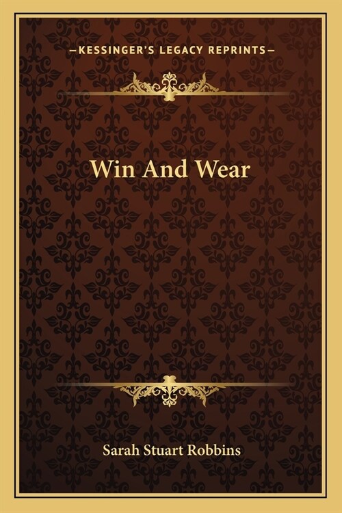 Win And Wear (Paperback)